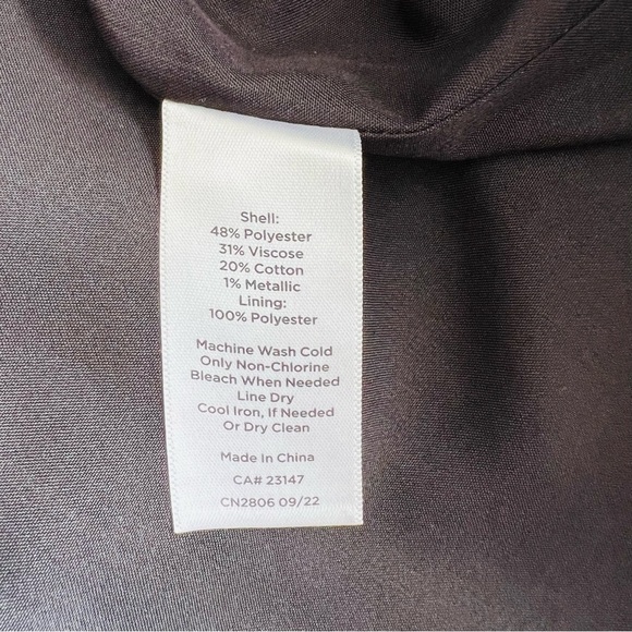 Talbots Jacquard metallic butterfly skirt - Picture 7 of 8